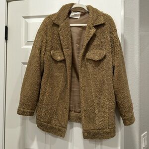 Teddy bear oversized coat
